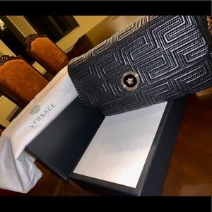Versace purse ,excellent condition, like brand-new , NAPA leather
